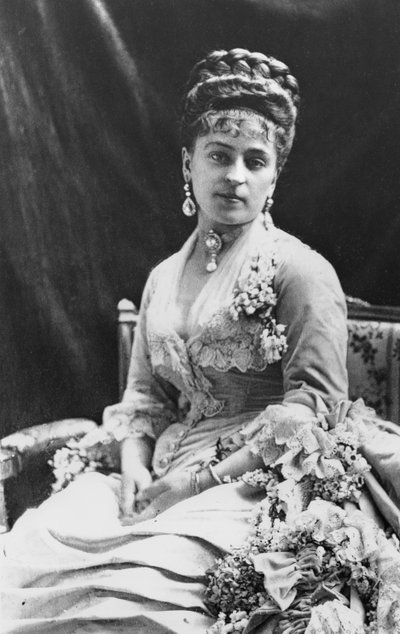 Ritratto di Blanche Adeline Pierson da J. E. Tourtin